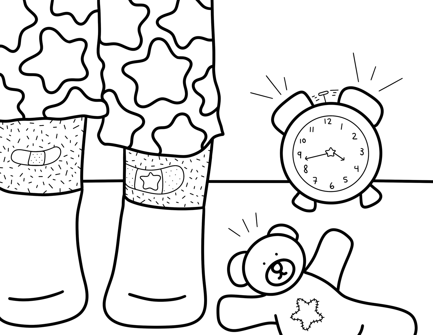patitas & curitas | DIGITAL COLORING BOOK
