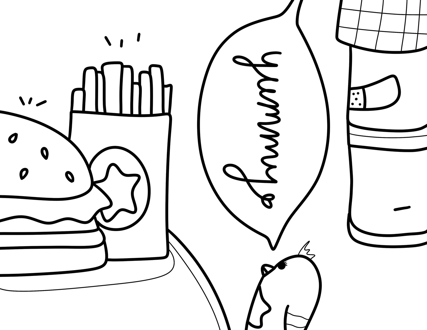 patitas & curitas | DIGITAL COLORING BOOK
