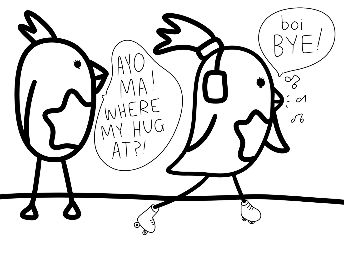 birbs | DIGITAL COLORING BOOK
