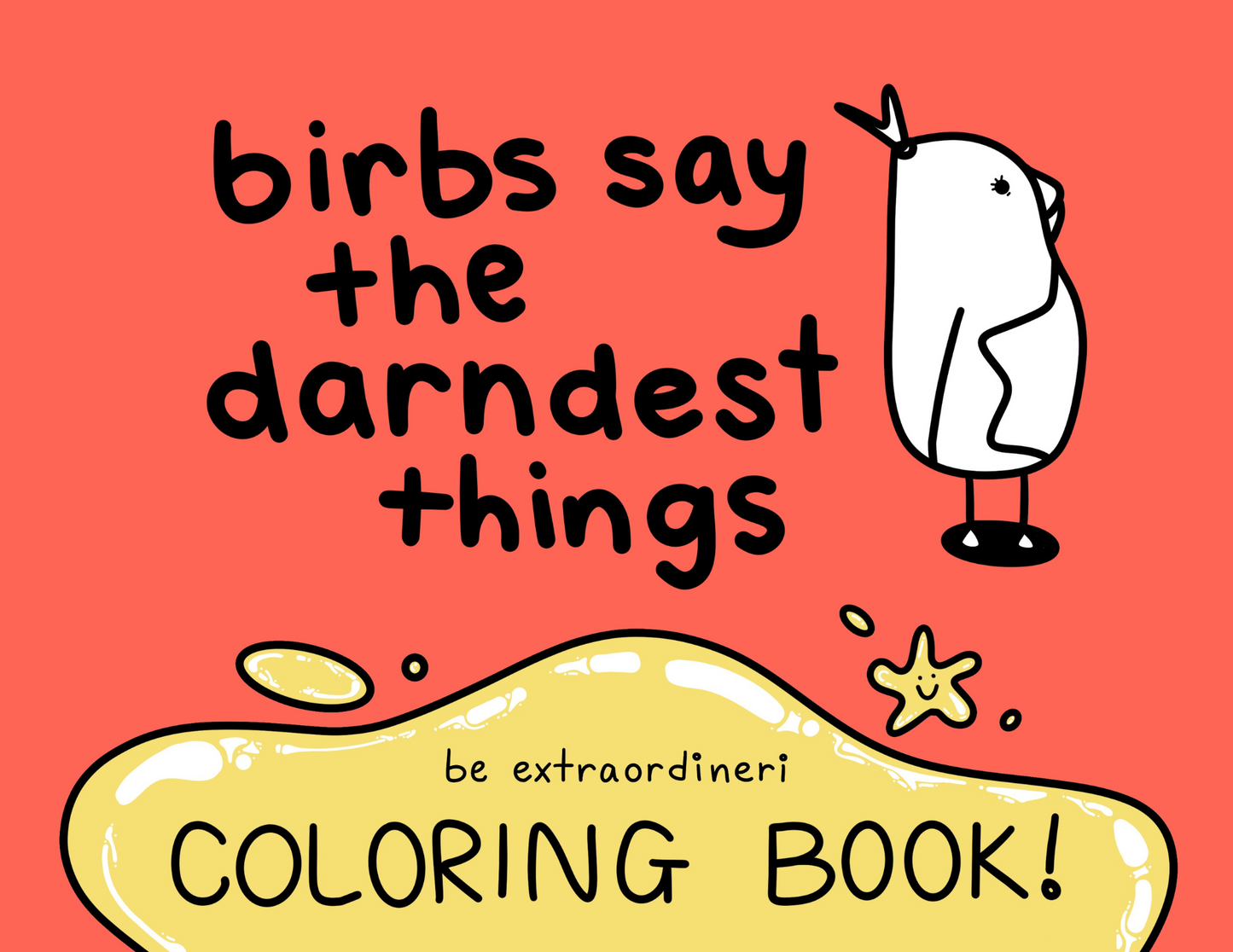 birbs say the darndest things | DIGITAL COLORING BOOK