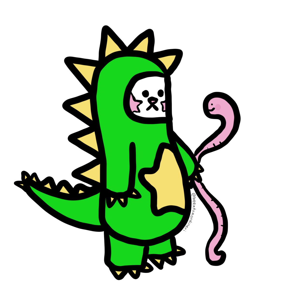 dragon worm | DIGITAL ART PRINT