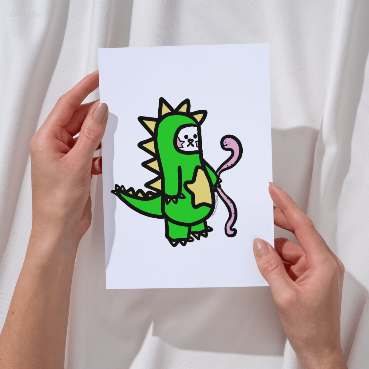 dragon worm | DIGITAL ART PRINT