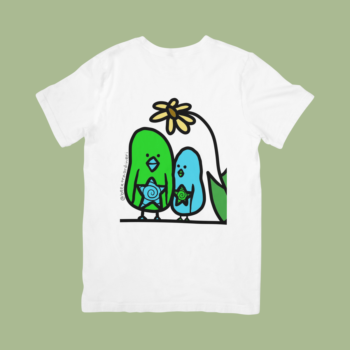 flower birds | DIGITAL ART PRINT