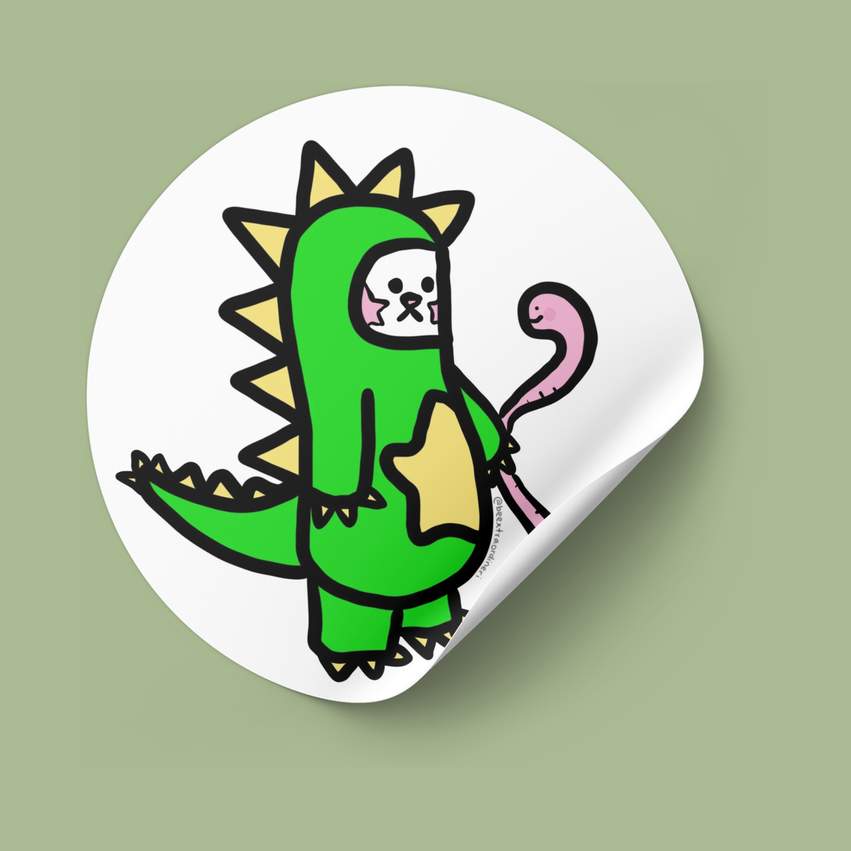 dragon worm | DIGITAL ART PRINT