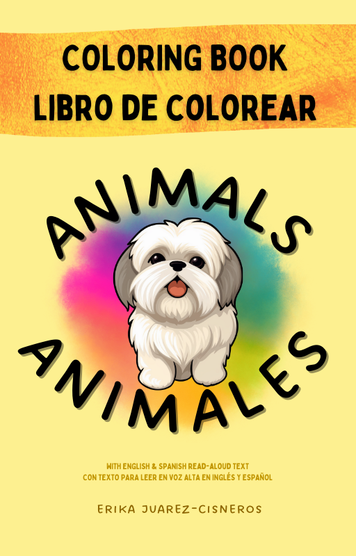 ANIMALS | Bilingual Coloring Book