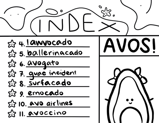 avos | DIGITAL COLORING BOOK