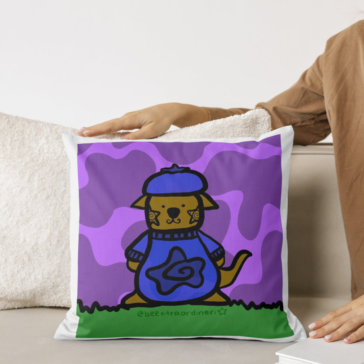 blueberry creature | DIGITAL ART PRINT