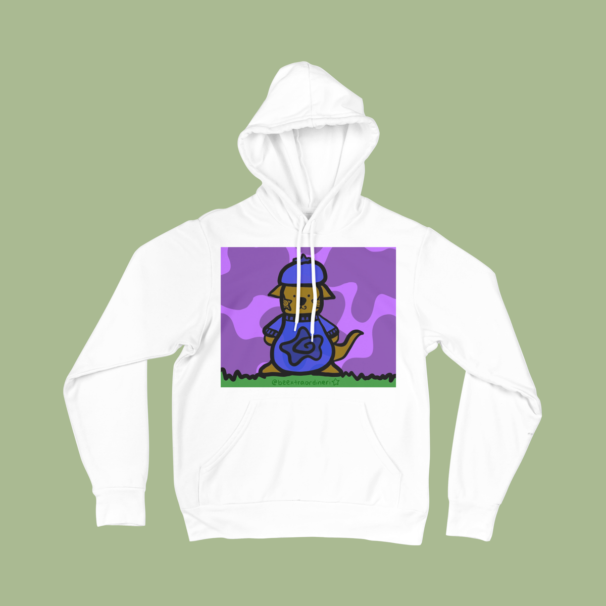 blueberry creature | DIGITAL ART PRINT