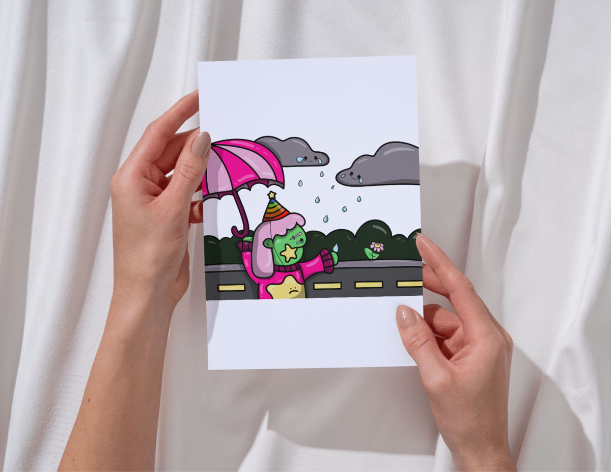 rainy day | DIGITAL ART PRINT