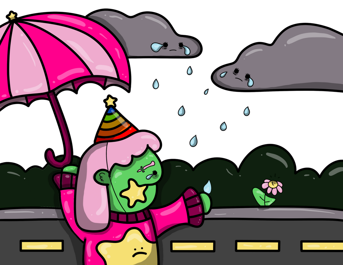 rainy day | DIGITAL ART PRINT